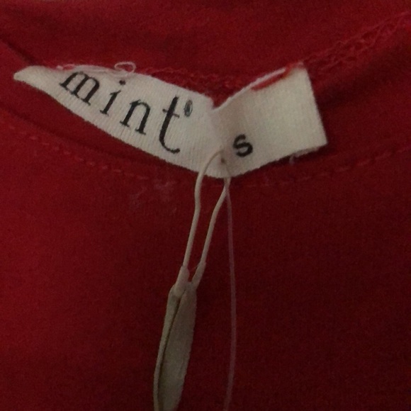 Oversized T red cotton size S - Picture 2 of 4